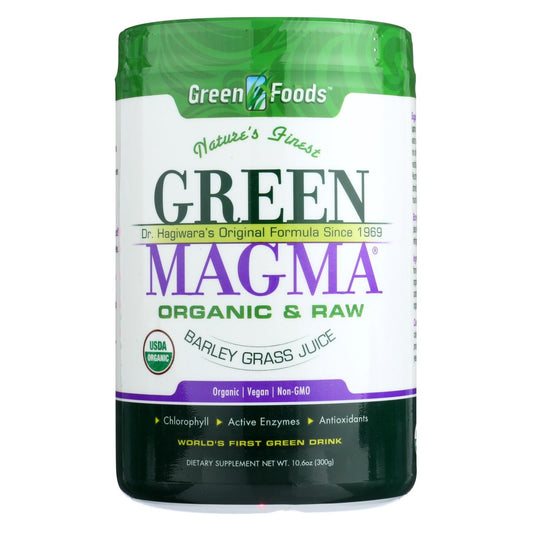 Green Magma Barley Grass Juice Powder 10.6 oz (300 g) by Green Foods best price