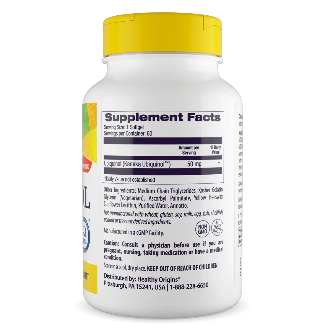 Ubiquinol 50 mg 60 Softgels