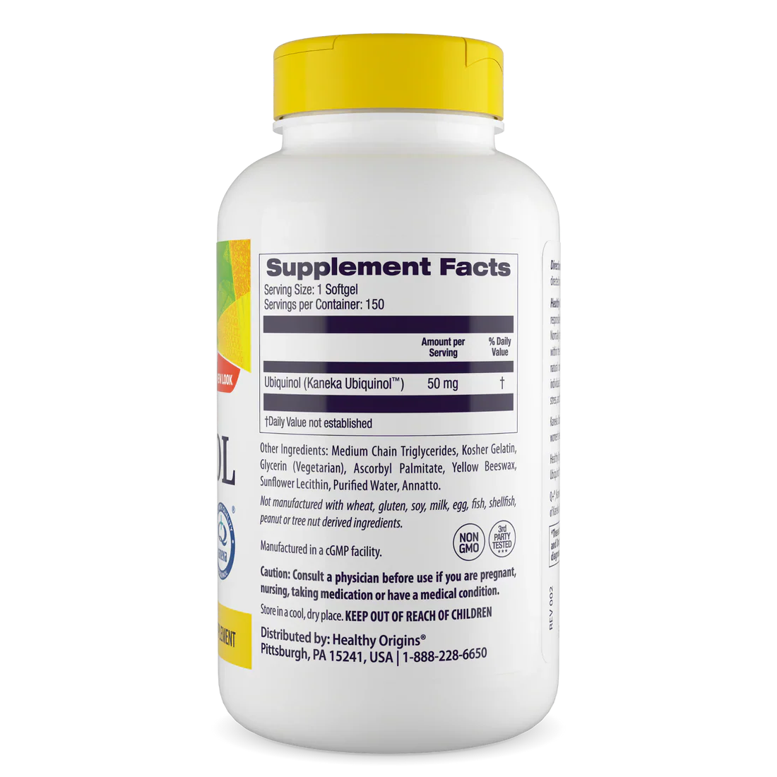 Ubiquinol 50 mg 150 Softgels