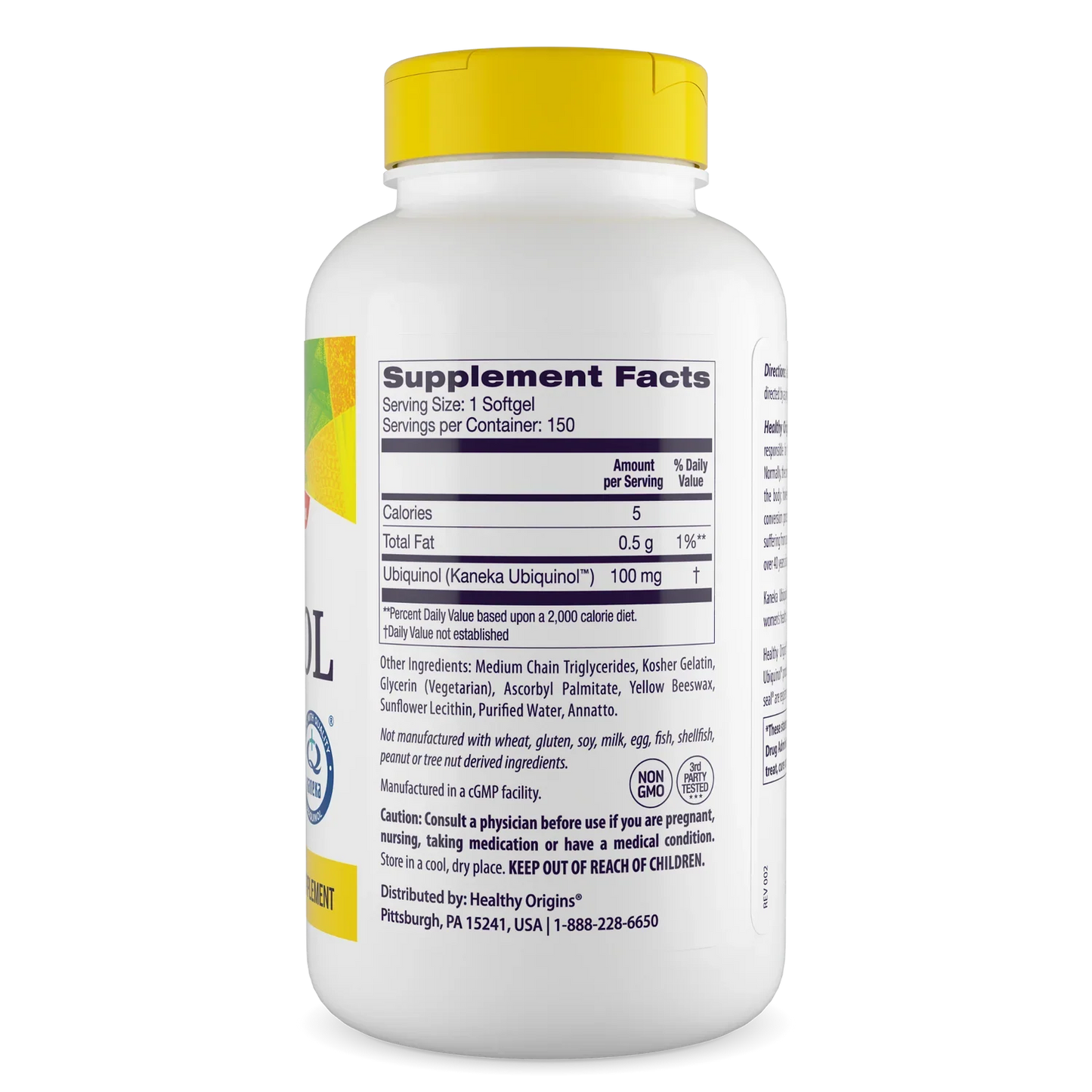 Ubiquinol 100 mg 150 Softgels