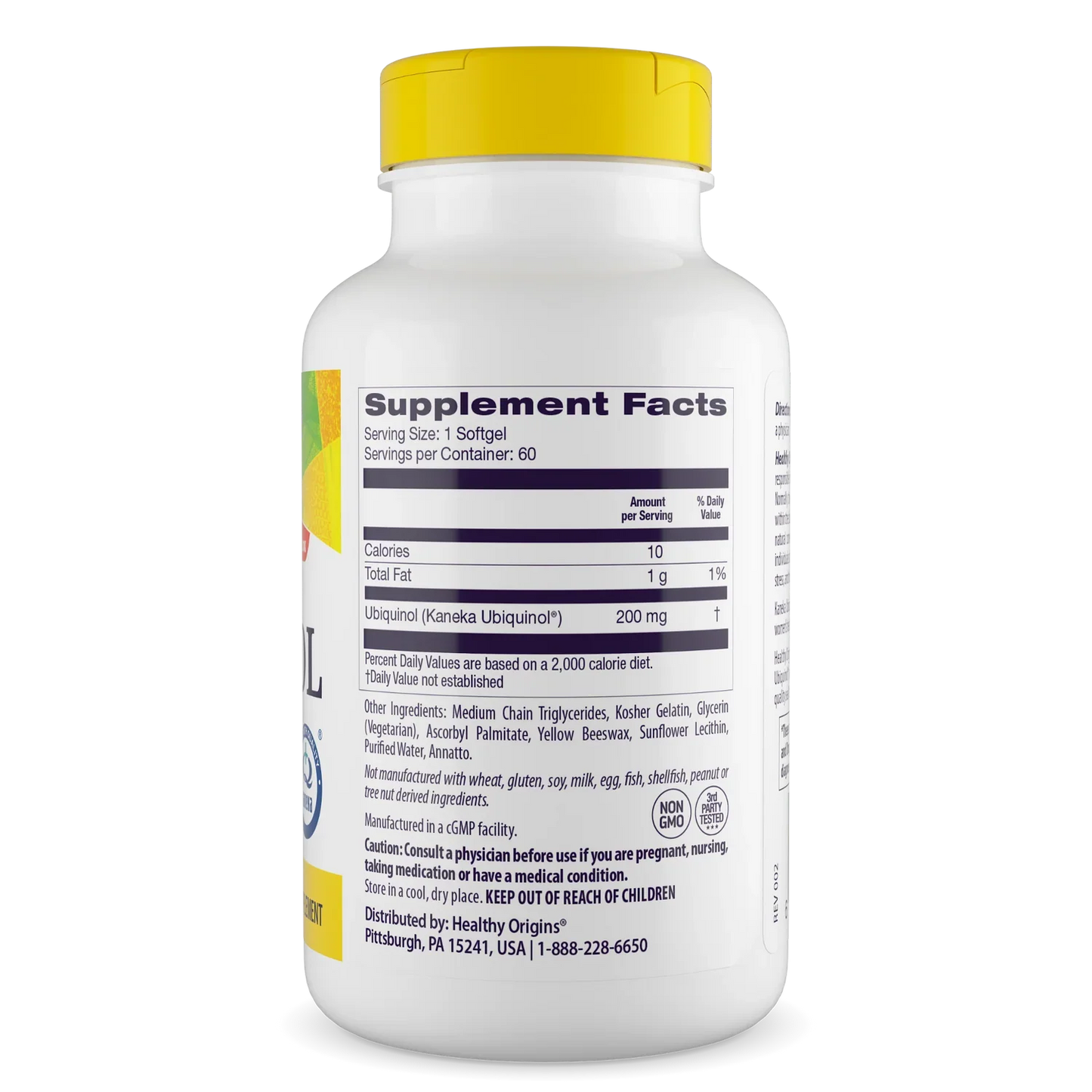 Ubiquinol 200 mg 60 Softgels