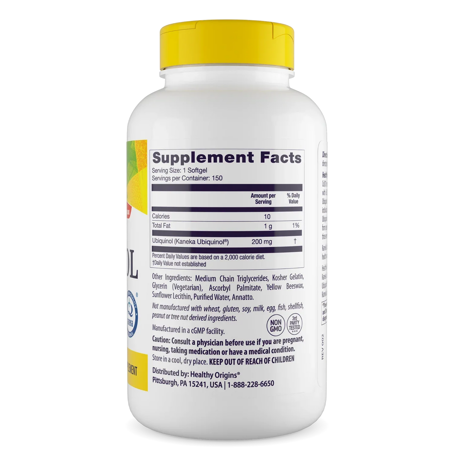 Ubiquinol 200 mg 150 Softgels