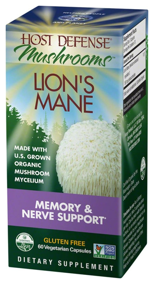 Host Defense Lion's Mane 60 Vegetarian Capsules