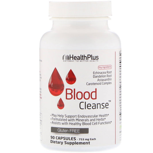 Blood Cleanse 90 Capsules by Health Plus best price