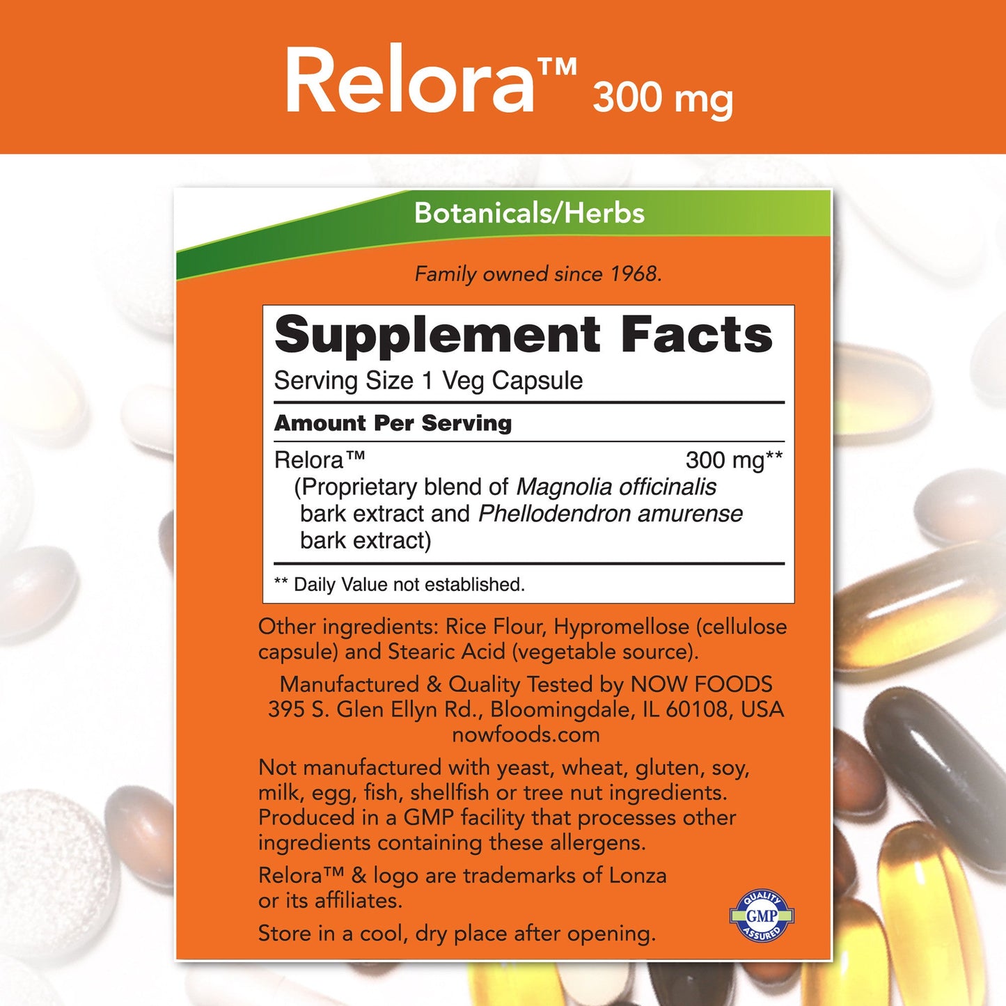 Relora 300 mg 60 Veg Capsules