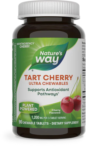 Tart Cherry Ultra Chewable Montmorency Cherry 90 Chewable Tablets by Nature's Way