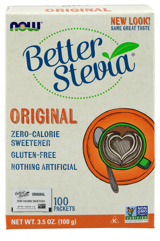 NOW Foods, Better Stevia Original 100 Packets