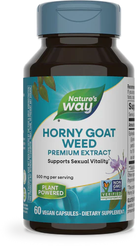 Horny Goat Weed Standardized 60 Vegetarian Capsules