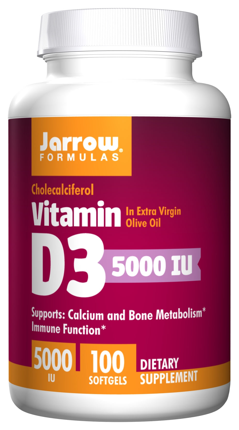 Vitamin D3 5000 IU 100 Softgels