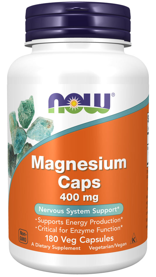 Magnesium Caps 400 mg 180 Veg Capsules