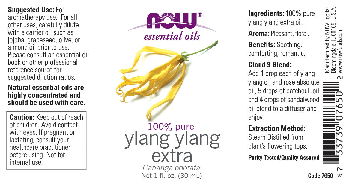 Ylang Ylang Extra Oil 1 fl oz (30 ml) | By Now Essential Oils - Best Price