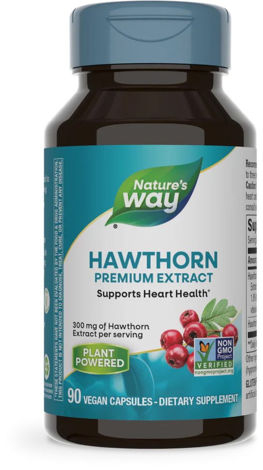 Hawthorn Standardized 90 Vegetarian Capsules