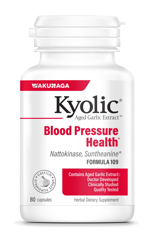 Formula 109 Aged Garlic Extract Blood Pressure Health 80 Capsules