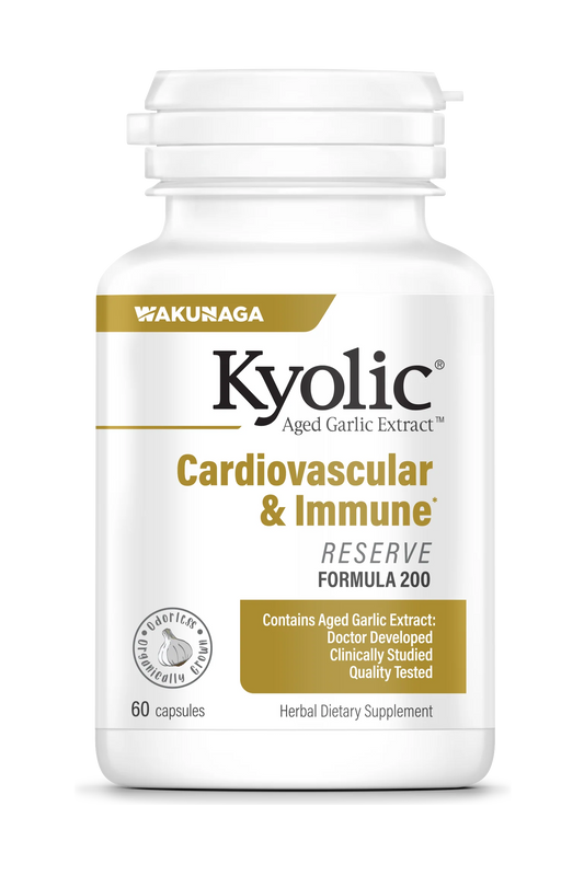 Aged Garlic Extract Reserve Cardiovascular 600 mg 60 Capsules