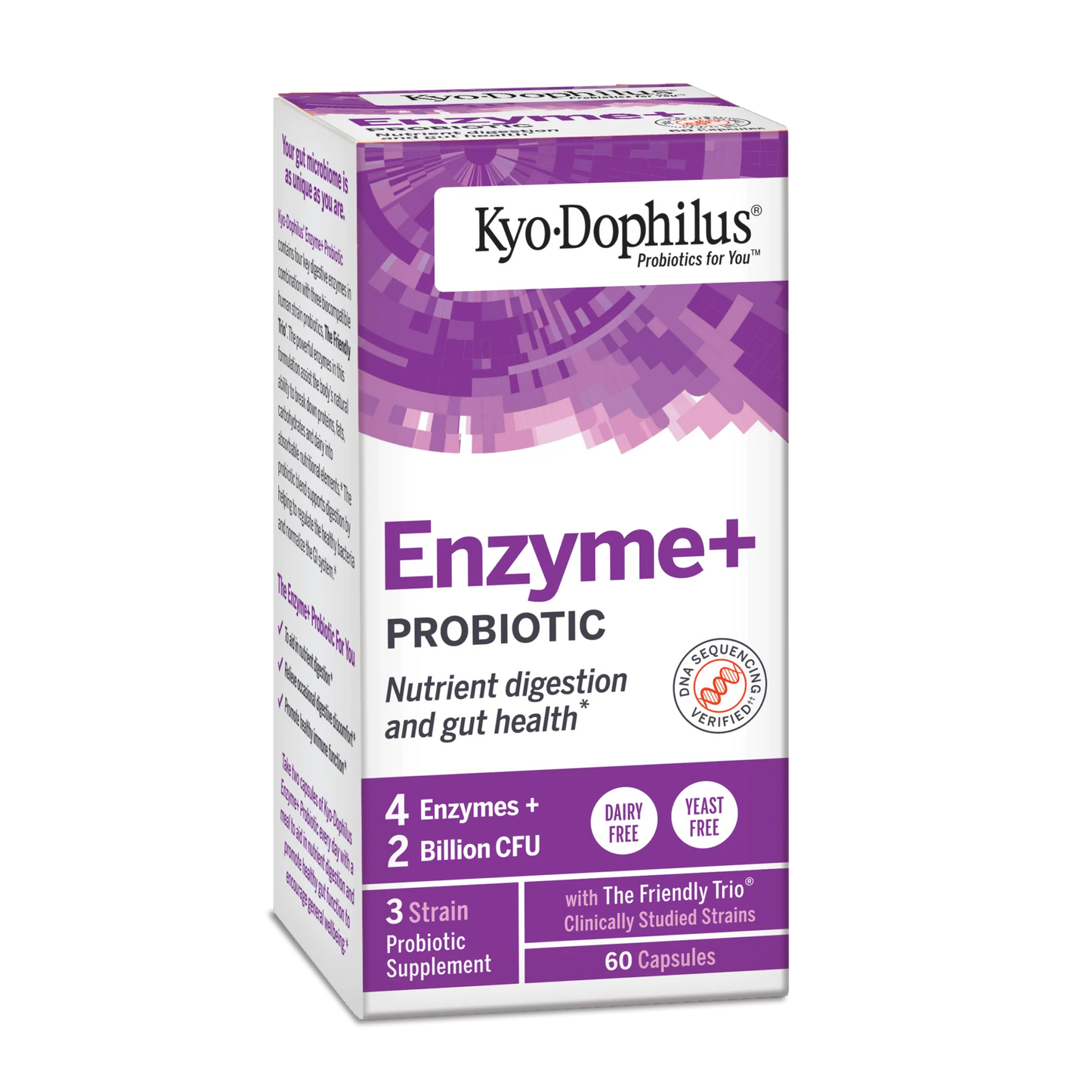 Kyo-Dophilus Probiotics Plus Enzymes 60 Capsules