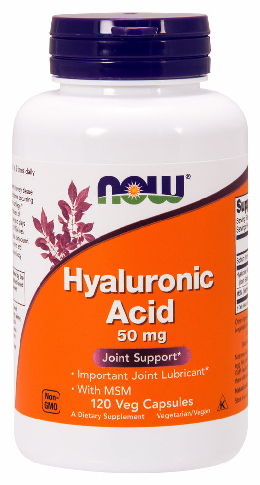 Hyaluronic Acid 50 mg 120 Veg Capsules