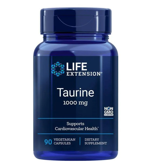 Taurine 1000 mg 90 Vegetarian Capsules