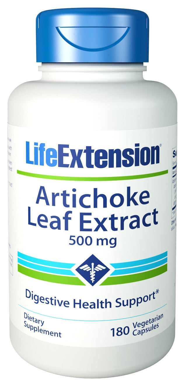 Artichoke Leaf Extract 500 mg 180 Vegetarian Capsules