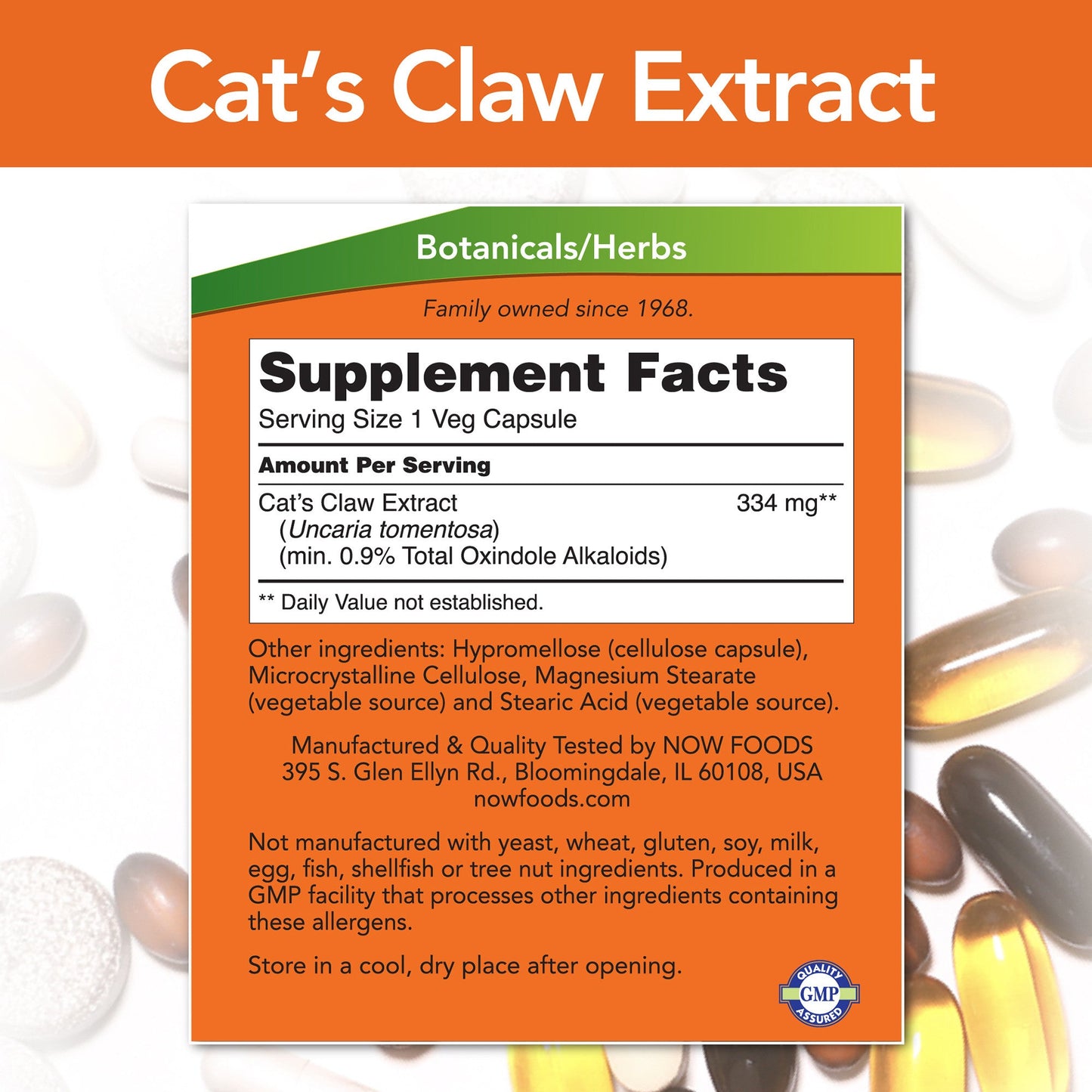 Cat's Claw Extract 120 Veg Capsules