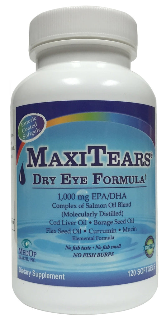 MaxiTears Dry Eye Formula 120 Softgels