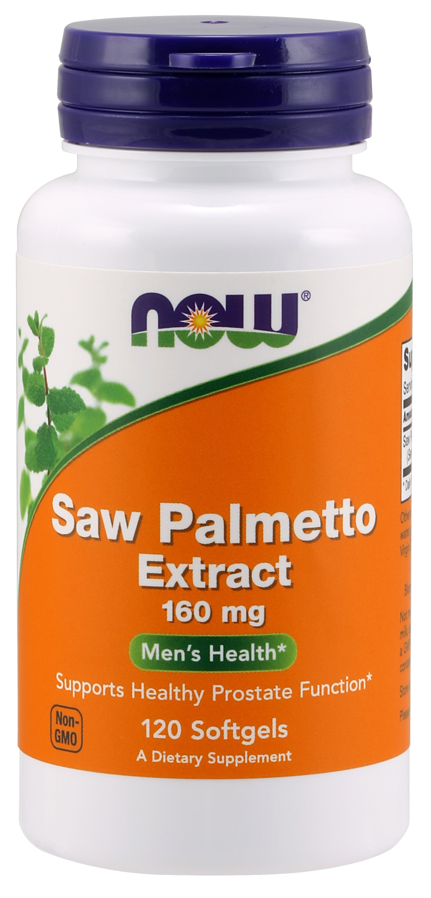 Saw Palmetto Extract 160 mg 120 Softgels