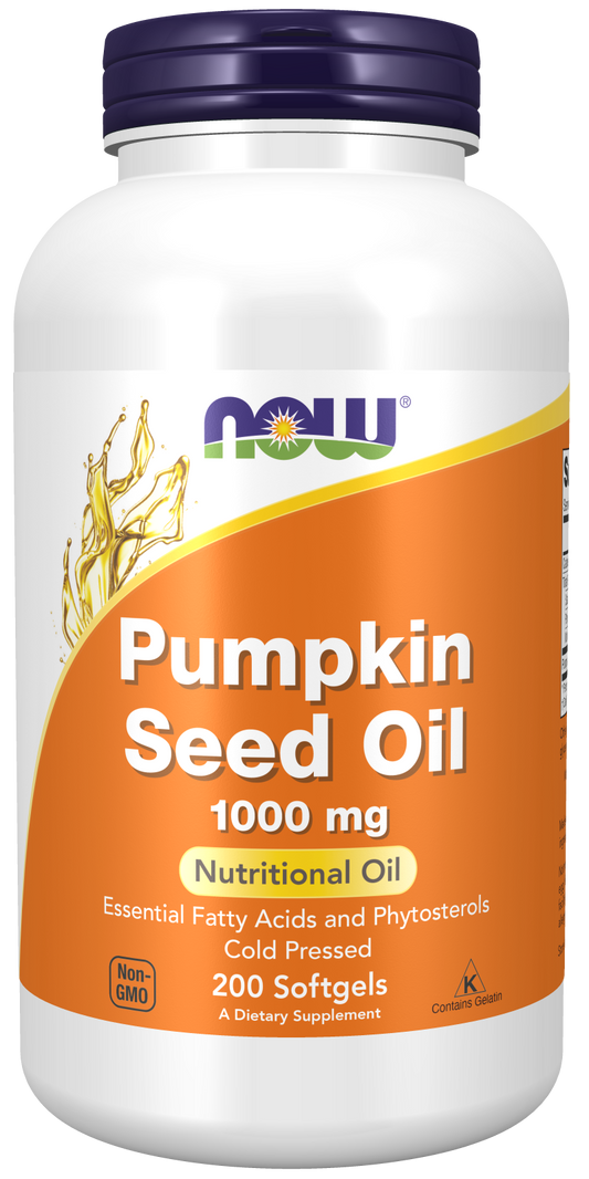 Pumpkin Seed Oil 1000 mg 200 Softgels by NOW