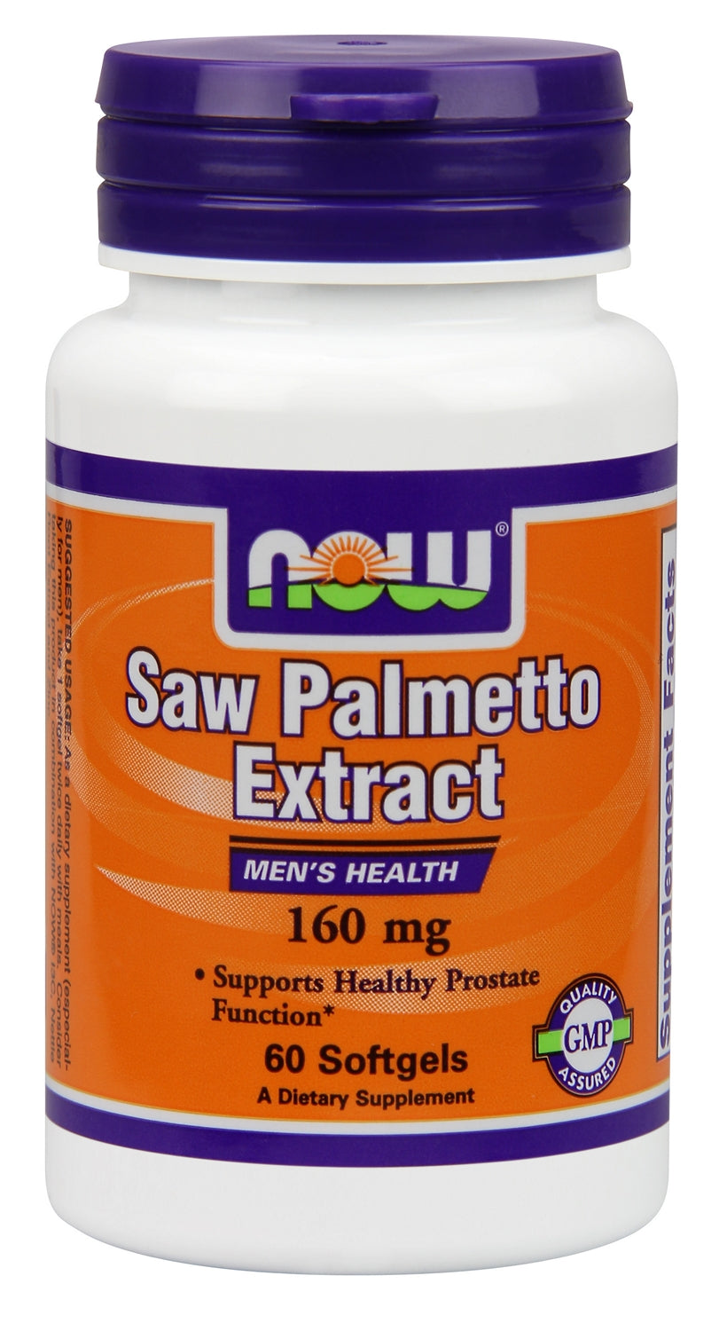 Saw Palmetto Extract 160 mg 60 Softgels | By Now Foods - Best Price