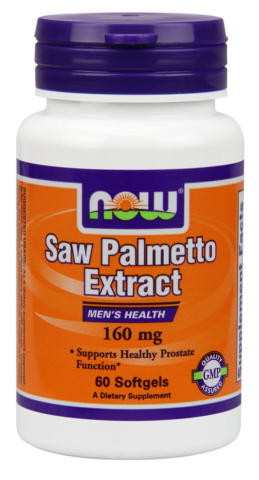 Saw Palmetto Extract 160 mg 60 Softgels | By Now Foods - Best Price