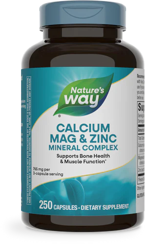 Calcium Mag & Zinc Mineral Complex 250 Capsules by Nature's Way