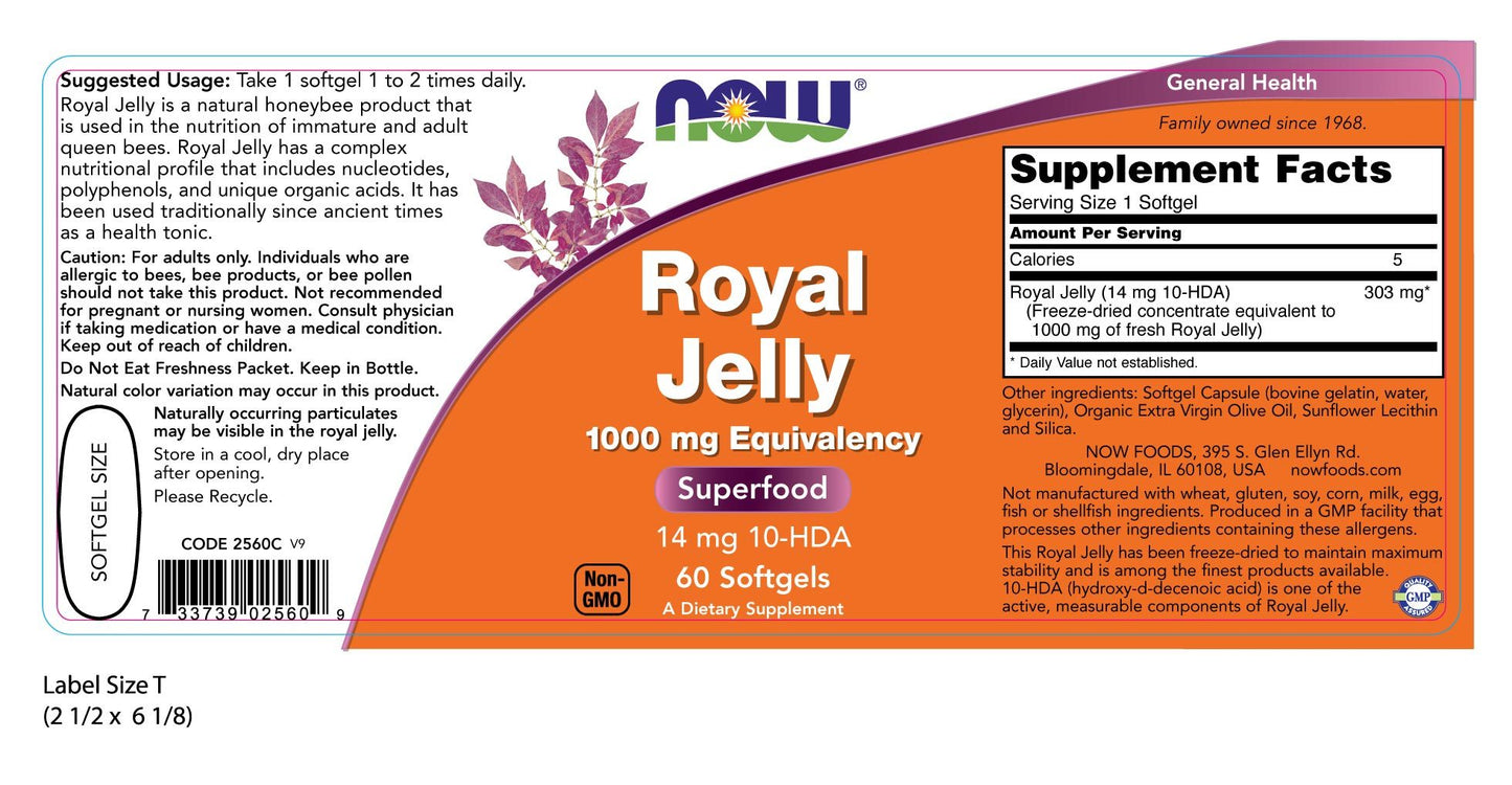 Royal Jelly 60 Softgels