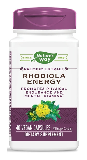 Rhodiola Energy 40 Vegan Capsules