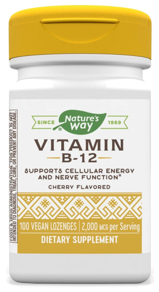 Vitamin B-12 Cherry Flavored 2,000 mcg 100 Lozenges