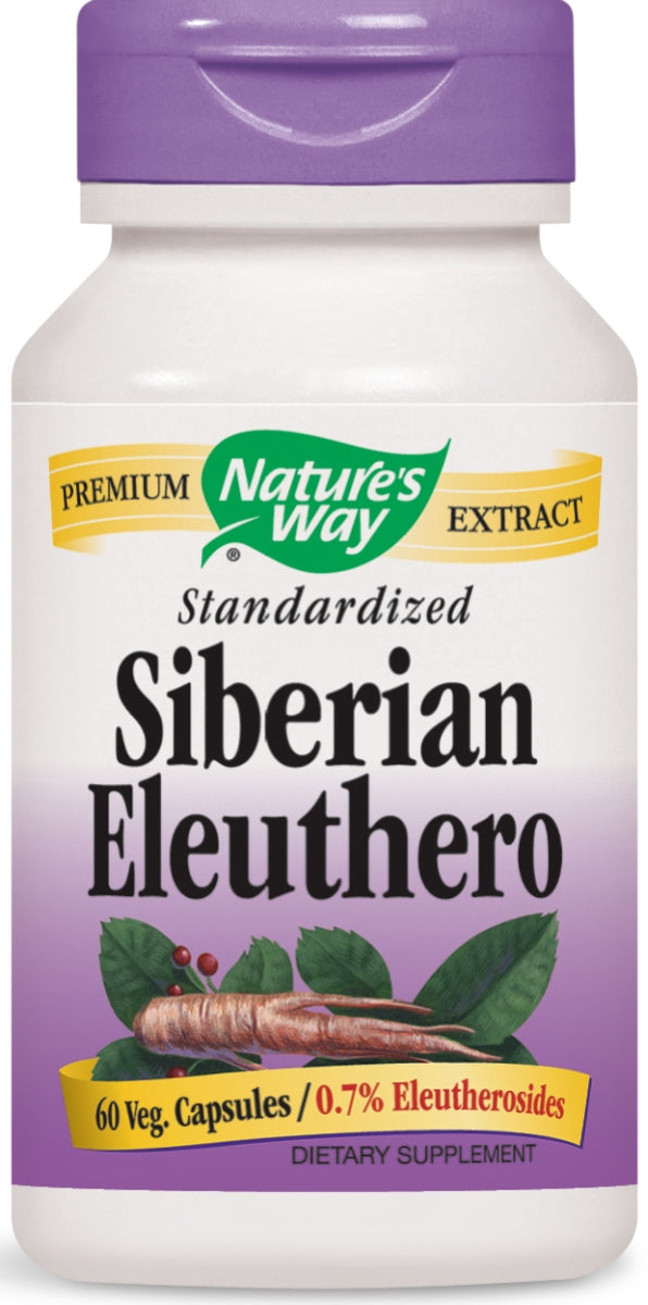 Siberian Eleuthero Standardized 60 Veg Capsules