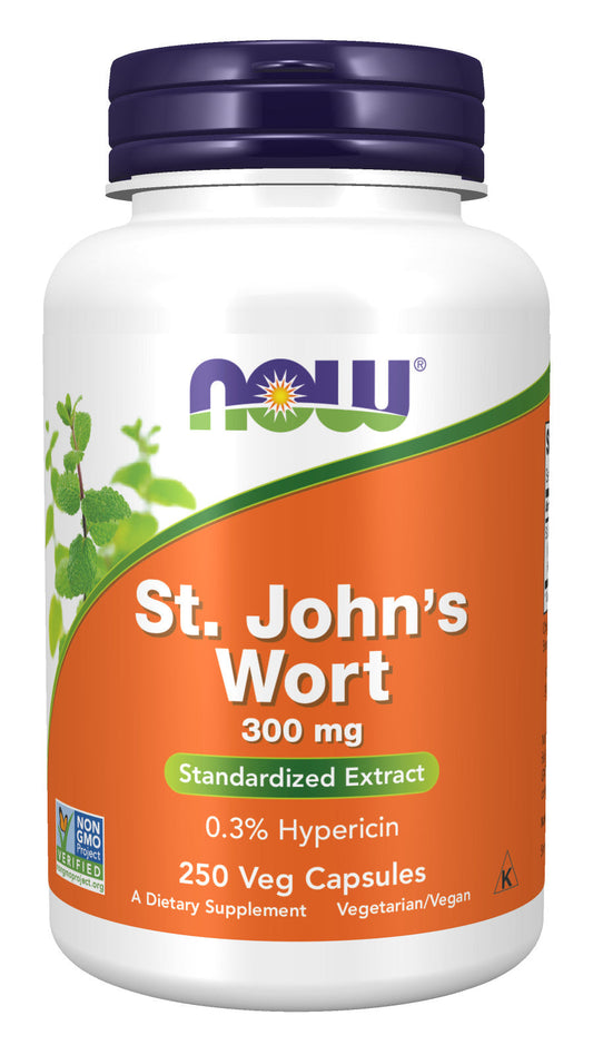 St. John's Wort Standardized Extract 300 mg 250 Veg Capsules