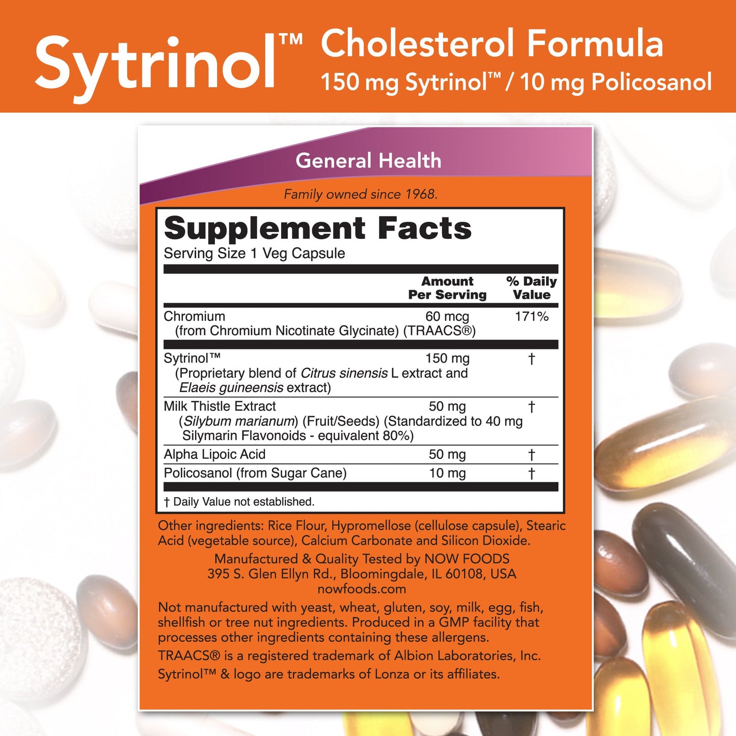 Sytrinol Cholesterol Formula 120 Veg Capsules - Discontinued