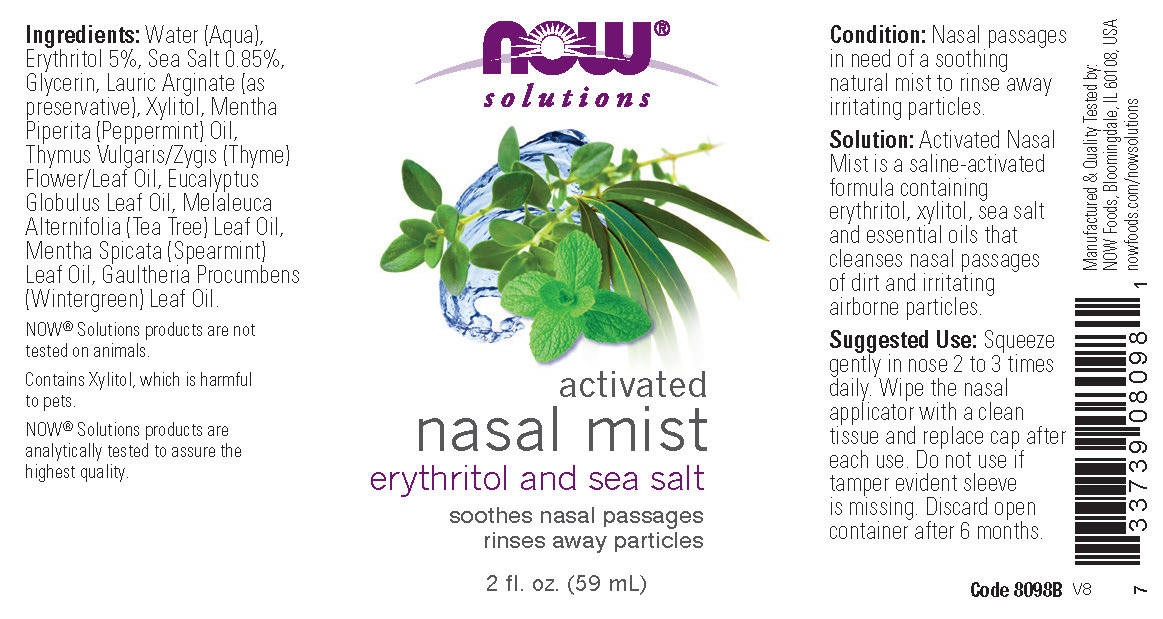 Now Solutions - Activated Nasal Mist 2 fl oz (59 ml)