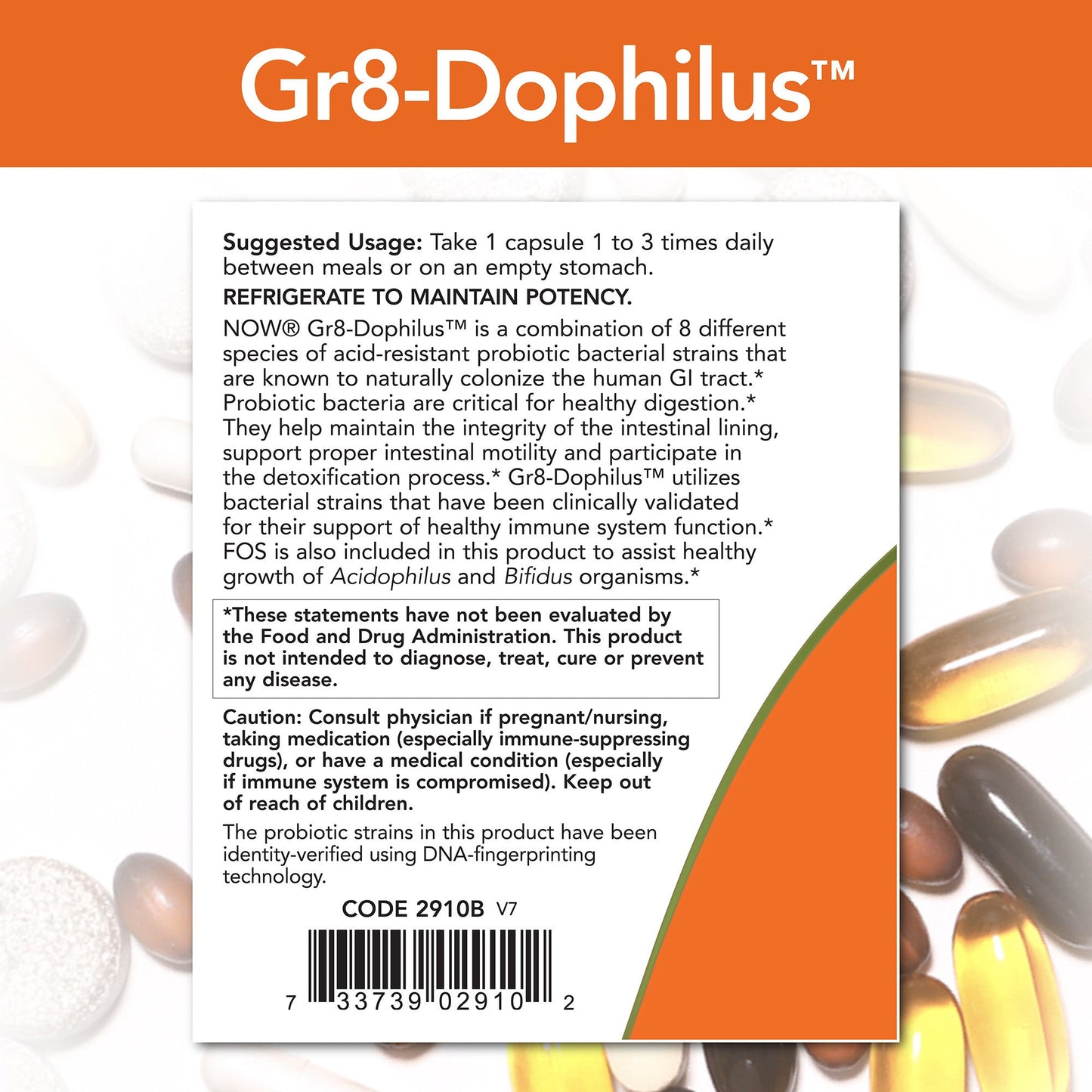 Gr8-Dophilus 120 Veg Capsules