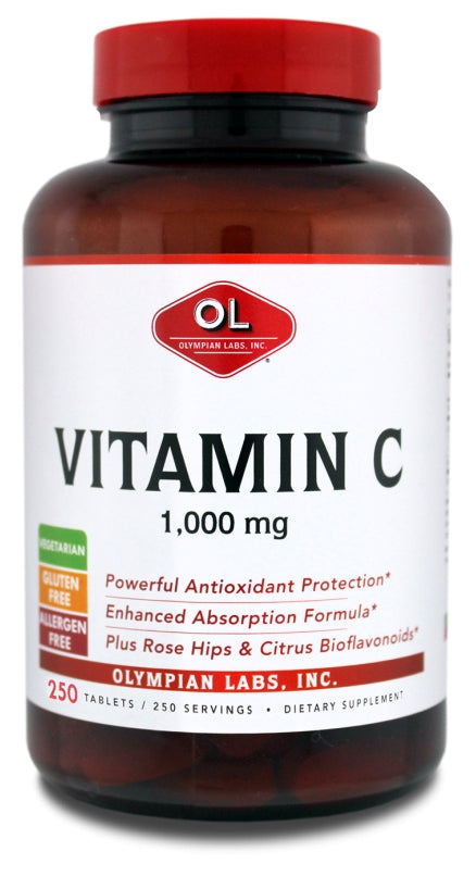 Vitamin C 1,000 mg 250 Tablets