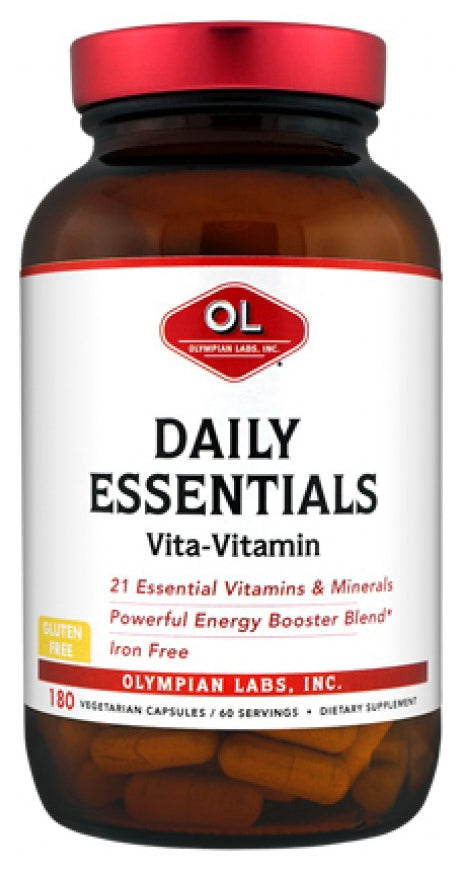 Daily Essentials Vita-Vitamin 180 Vegetarian Capsules