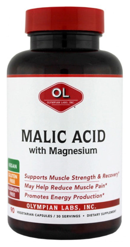 Malic Acid with Magnesium 90 Vegetarian Capsules