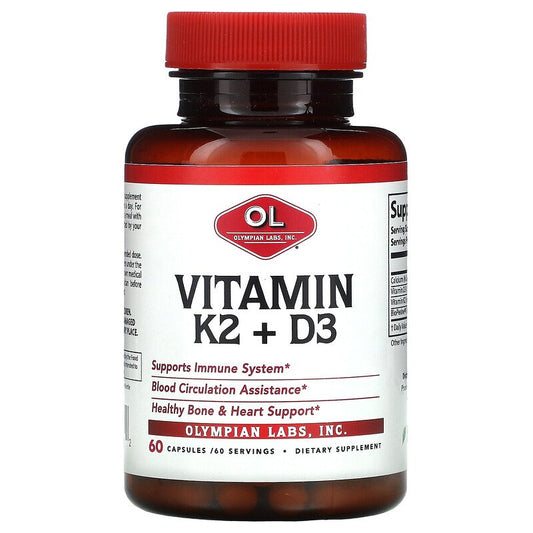 Vitamin K2 + D3 60 Caps by Olympian Labs best price