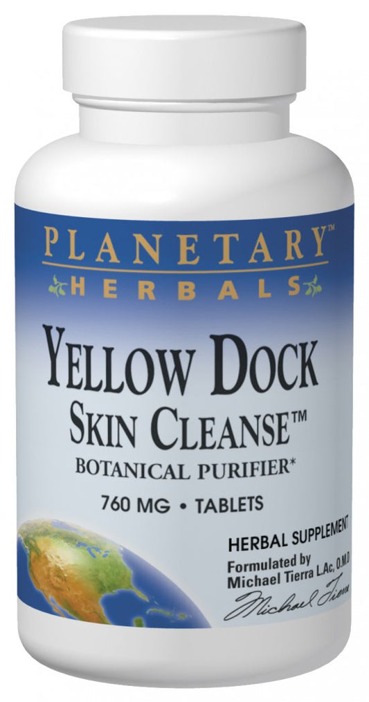 Yellow Dock Skin Cleanse 60 Tablets by Planetary Herbals
