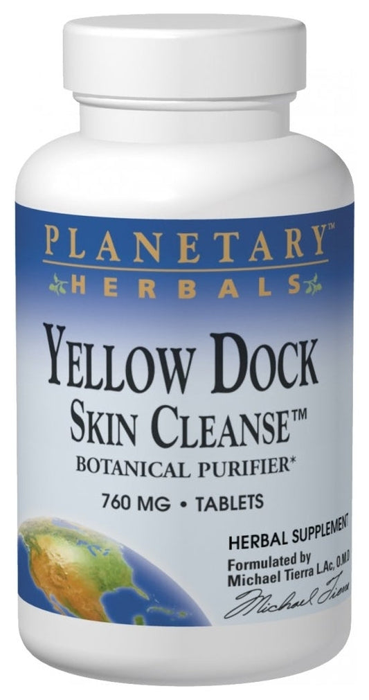 Yellow Dock Skin Cleanse 760 mg 120 Tablets