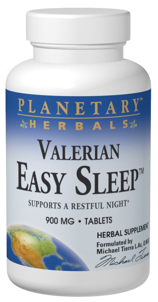 Valerian Easy Sleep 900 mg 60 Tablets by Planetary Herbals