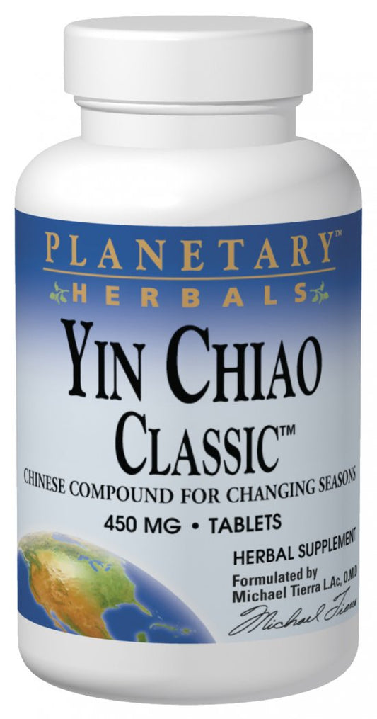Yin Chiao Classic 450 mg 60 Tablets by Planetary Herbals