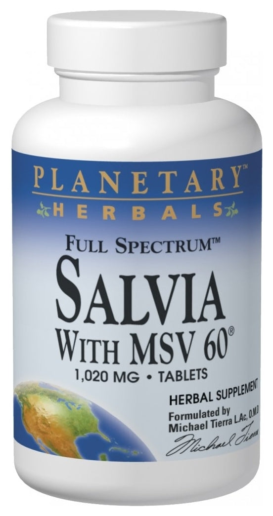 Full Spectrum Salvia with MSV 60 1,020 mg 120 Tablets