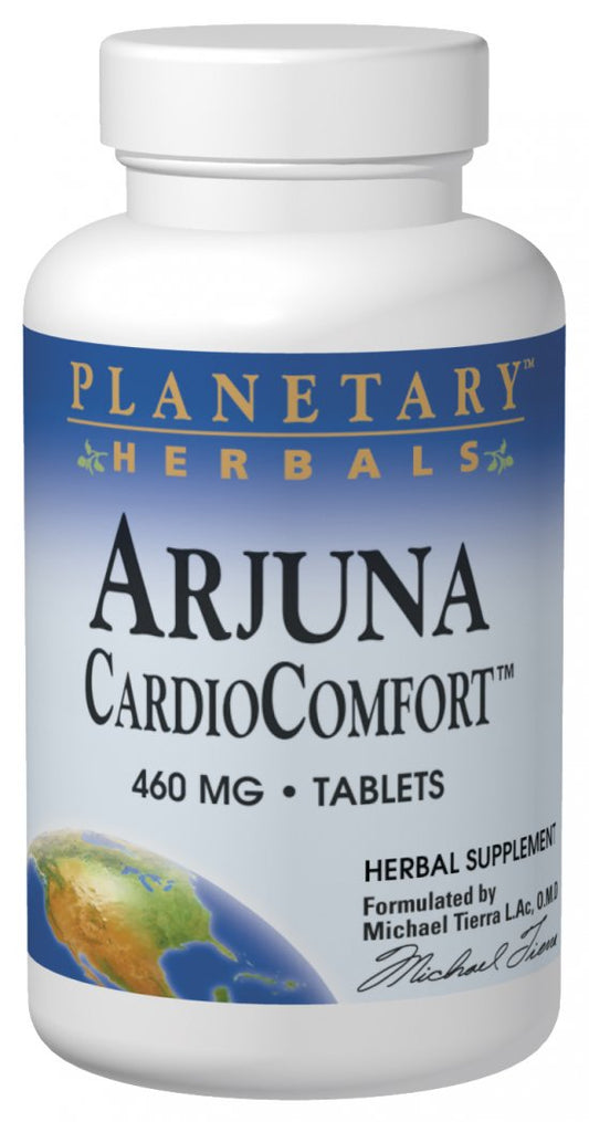 Arjuna CardioComfort 460 mg 60 Tablets by Planetary Herbals