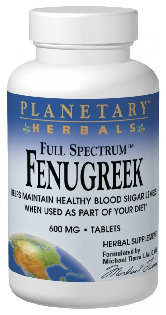 Full Spectrum Fenugreek 600 mg 120 Tablets