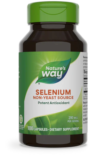 Selenium Yeast-Free 200 mcg 100 Capsules