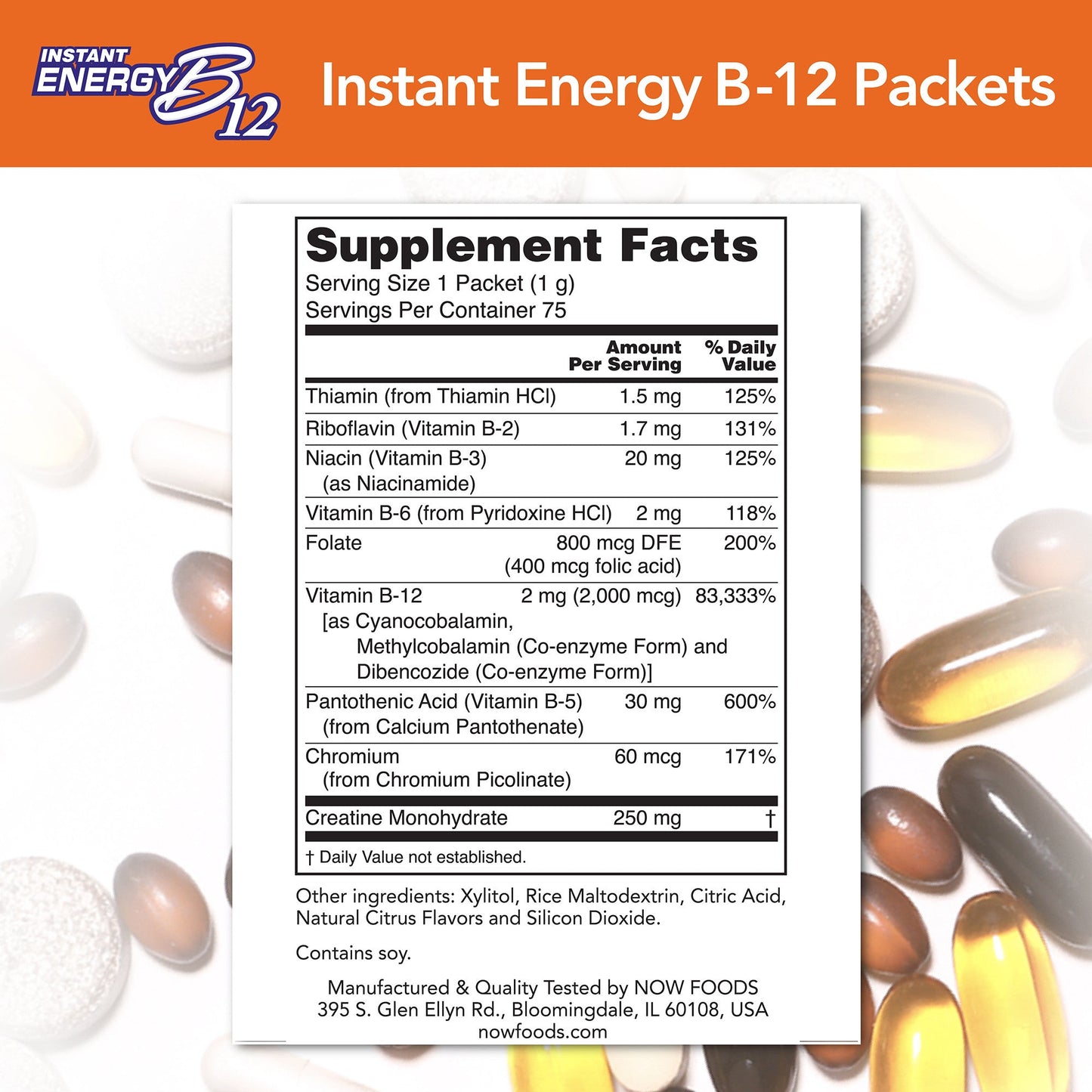 Instant Energy B-12 2000 mcg 75 Packets